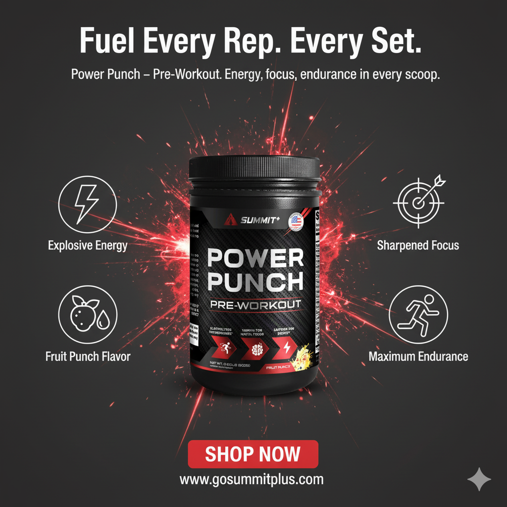 Nitric Shock Pre-Workout Powder (Fruit Punch)