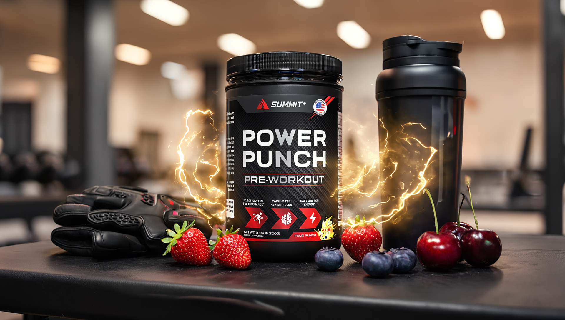 Nitric Shock Pre-Workout Powder (Fruit Punch)