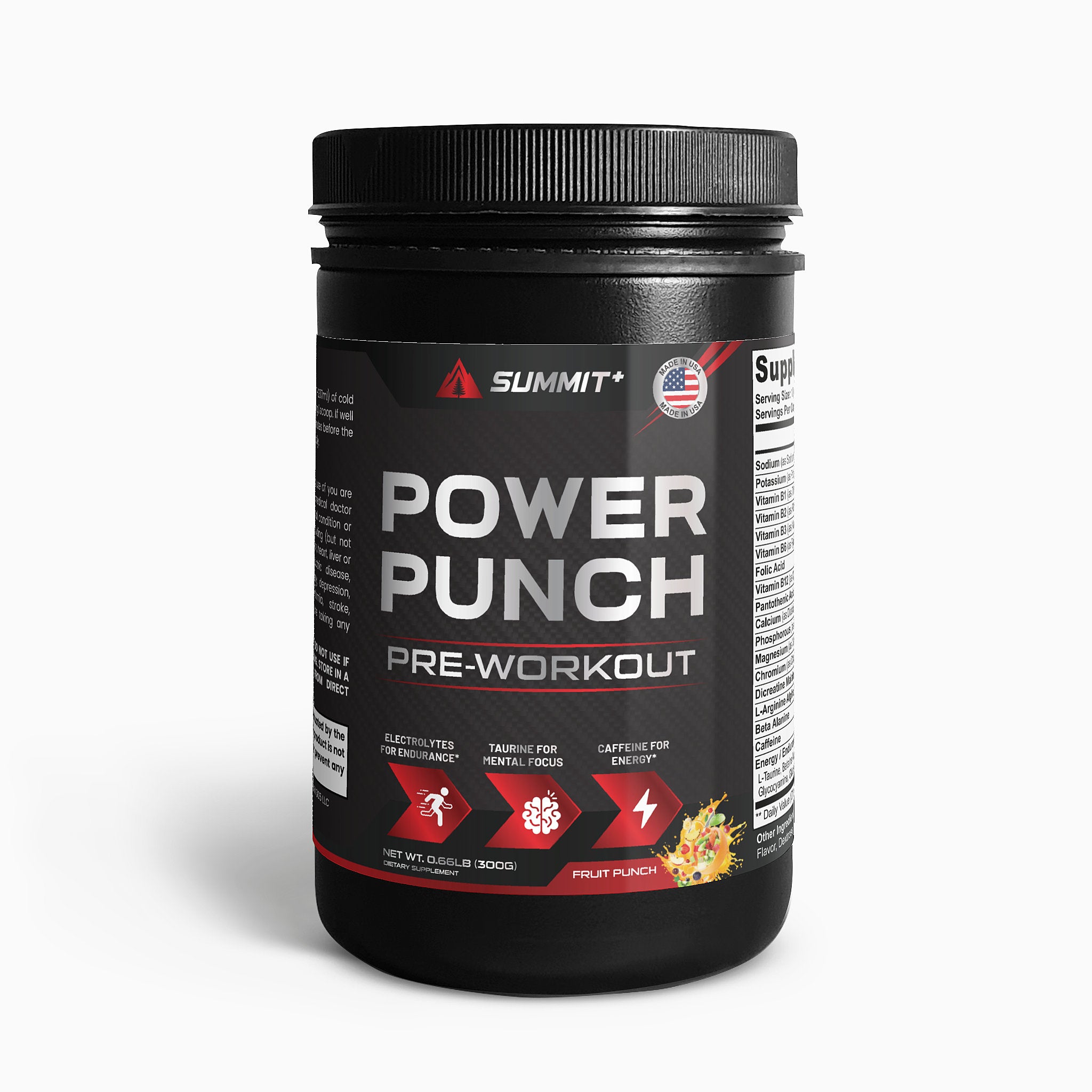 Nitric Shock Pre-Workout Powder (Fruit Punch)